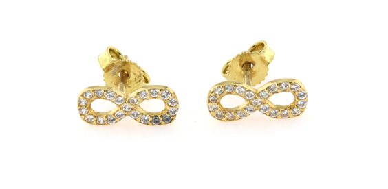 Earrings Forever Gioielli Woman in Gold Zircone FGOR00867 - FGOR00867